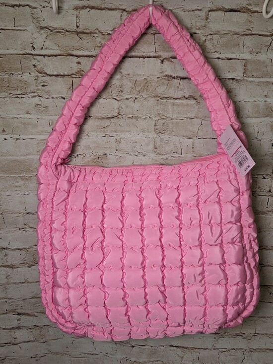 Wild Fable Handbags - Wild Fable Pink Large Quilted Tote Bag NWT